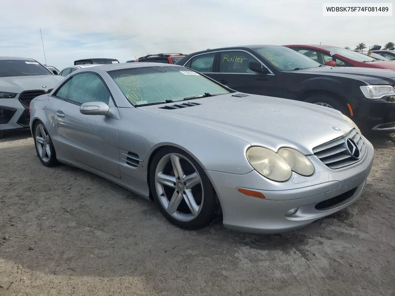 2004 Mercedes-Benz Sl 500 VIN: WDBSK75F74F081489 Lot: 75295134