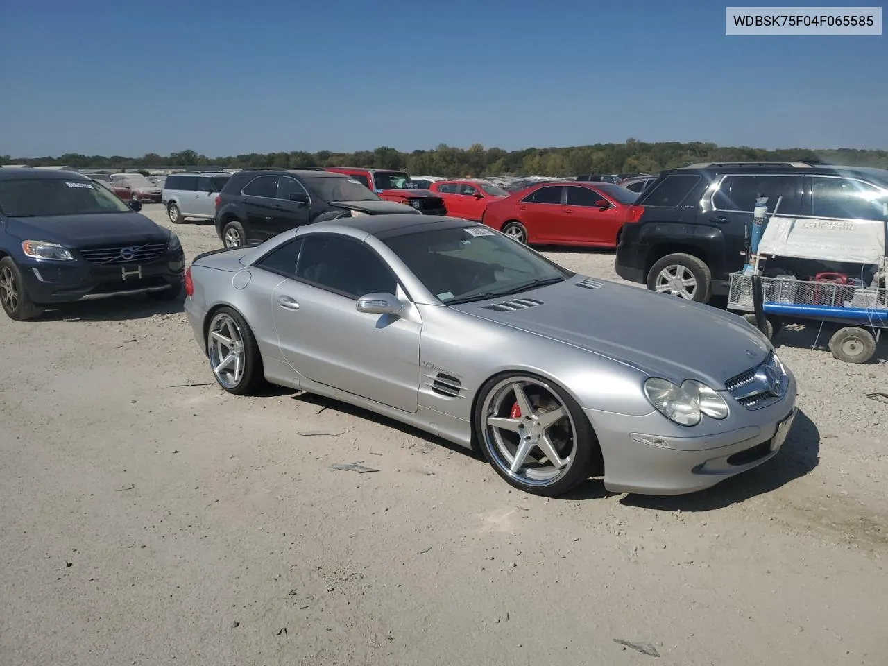 2004 Mercedes-Benz Sl 500 VIN: WDBSK75F04F065585 Lot: 75500314