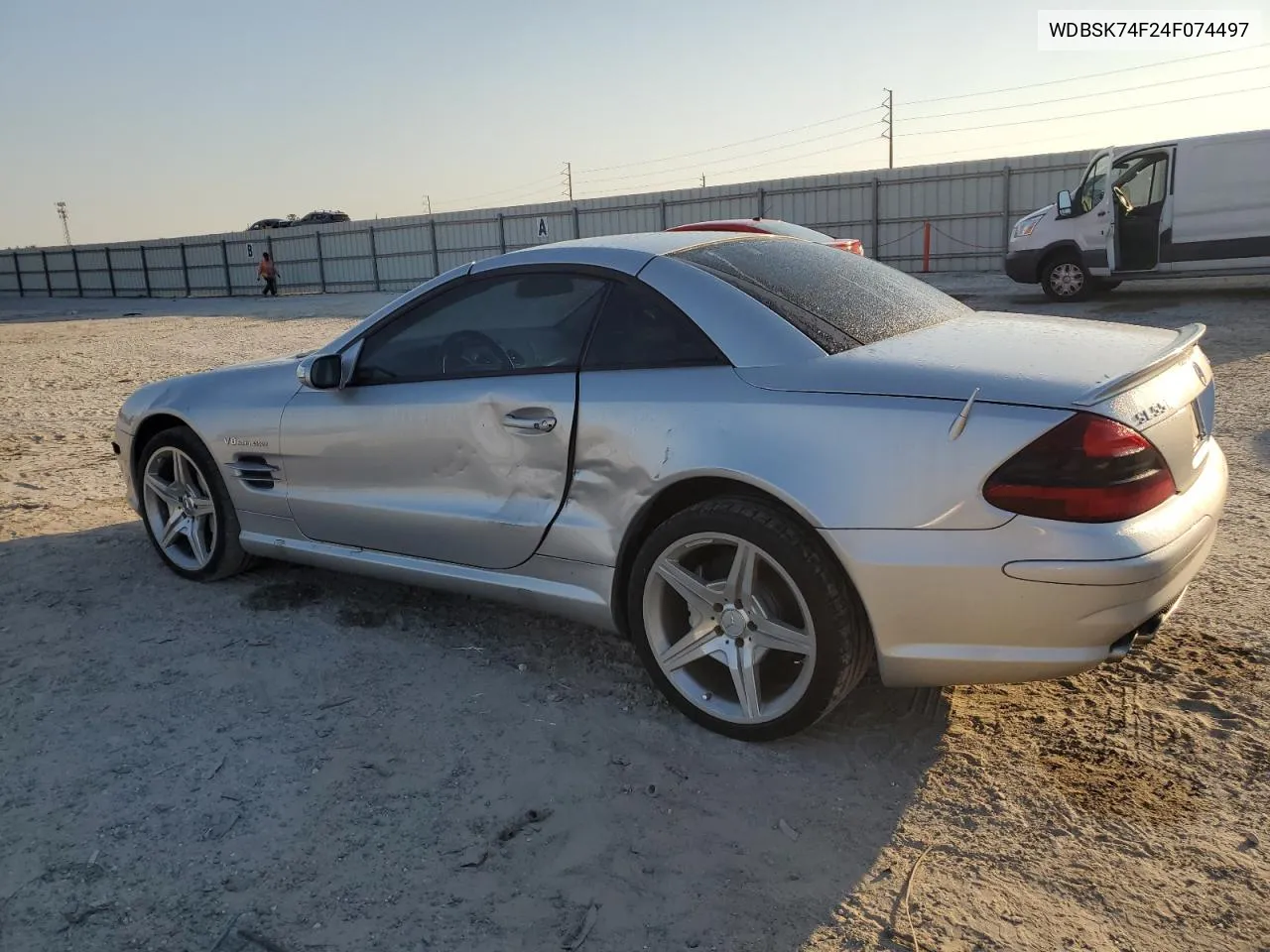 2004 Mercedes-Benz Sl 55 Amg VIN: WDBSK74F24F074497 Lot: 75643484