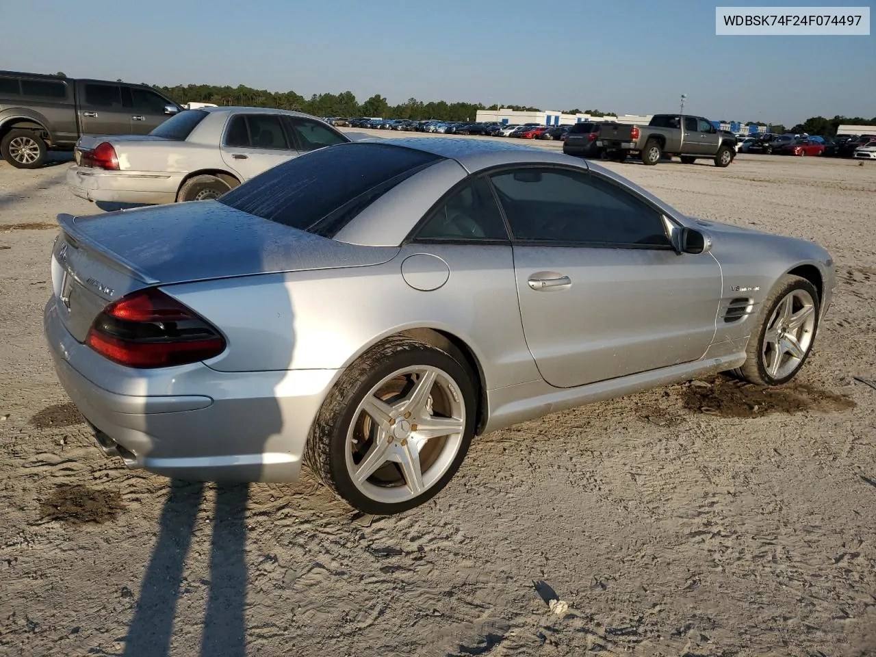 2004 Mercedes-Benz Sl 55 Amg VIN: WDBSK74F24F074497 Lot: 75643484