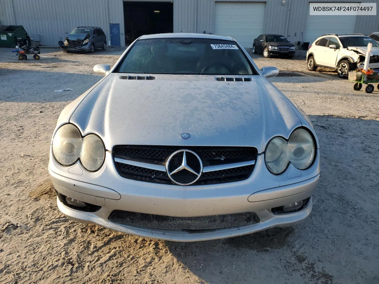 2004 Mercedes-Benz Sl 55 Amg VIN: WDBSK74F24F074497 Lot: 75643484