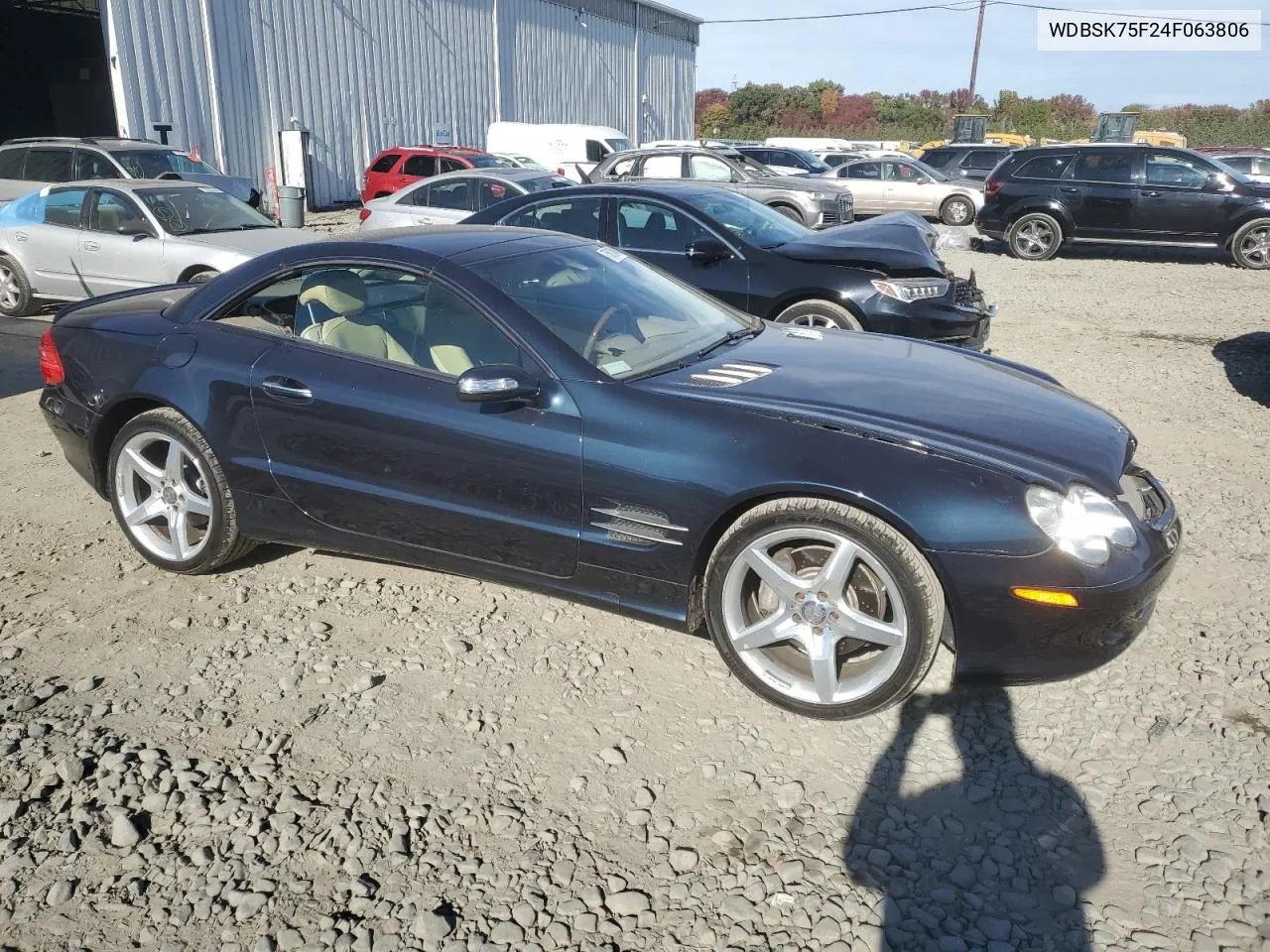 2004 Mercedes-Benz Sl 500 VIN: WDBSK75F24F063806 Lot: 75820494