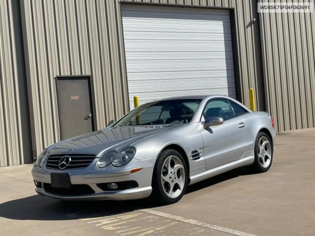 2004 Mercedes-Benz Sl 500 VIN: WDBSK75F04F063691 Lot: 76593954