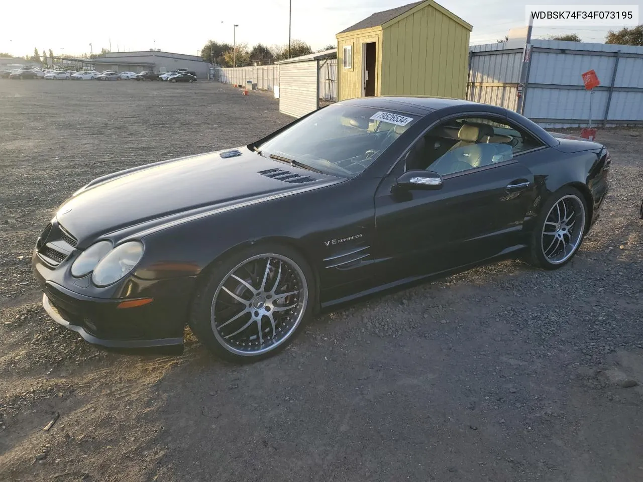 2004 Mercedes-Benz Sl 55 Amg VIN: WDBSK74F34F073195 Lot: 79526534