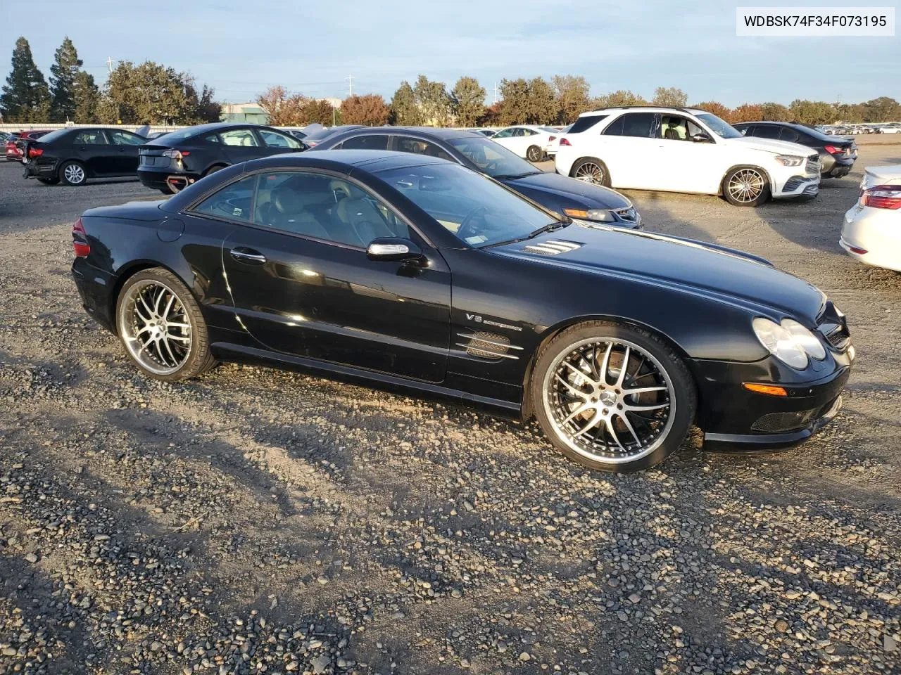 2004 Mercedes-Benz Sl 55 Amg VIN: WDBSK74F34F073195 Lot: 79526534