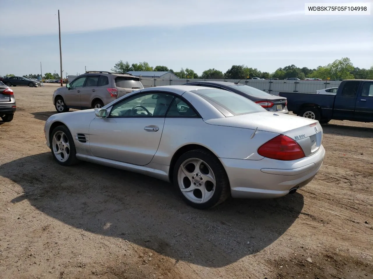 WDBSK75F05F104998 2005 Mercedes-Benz Sl 500