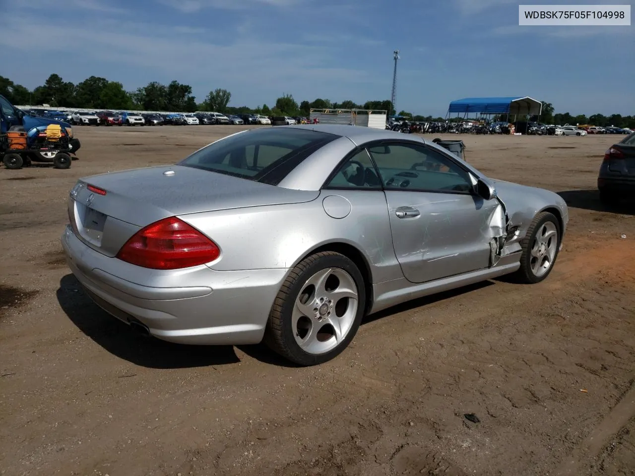 2005 Mercedes-Benz Sl 500 VIN: WDBSK75F05F104998 Lot: 51955744