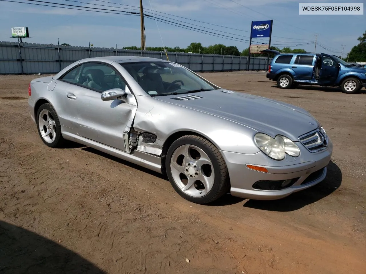 2005 Mercedes-Benz Sl 500 VIN: WDBSK75F05F104998 Lot: 51955744