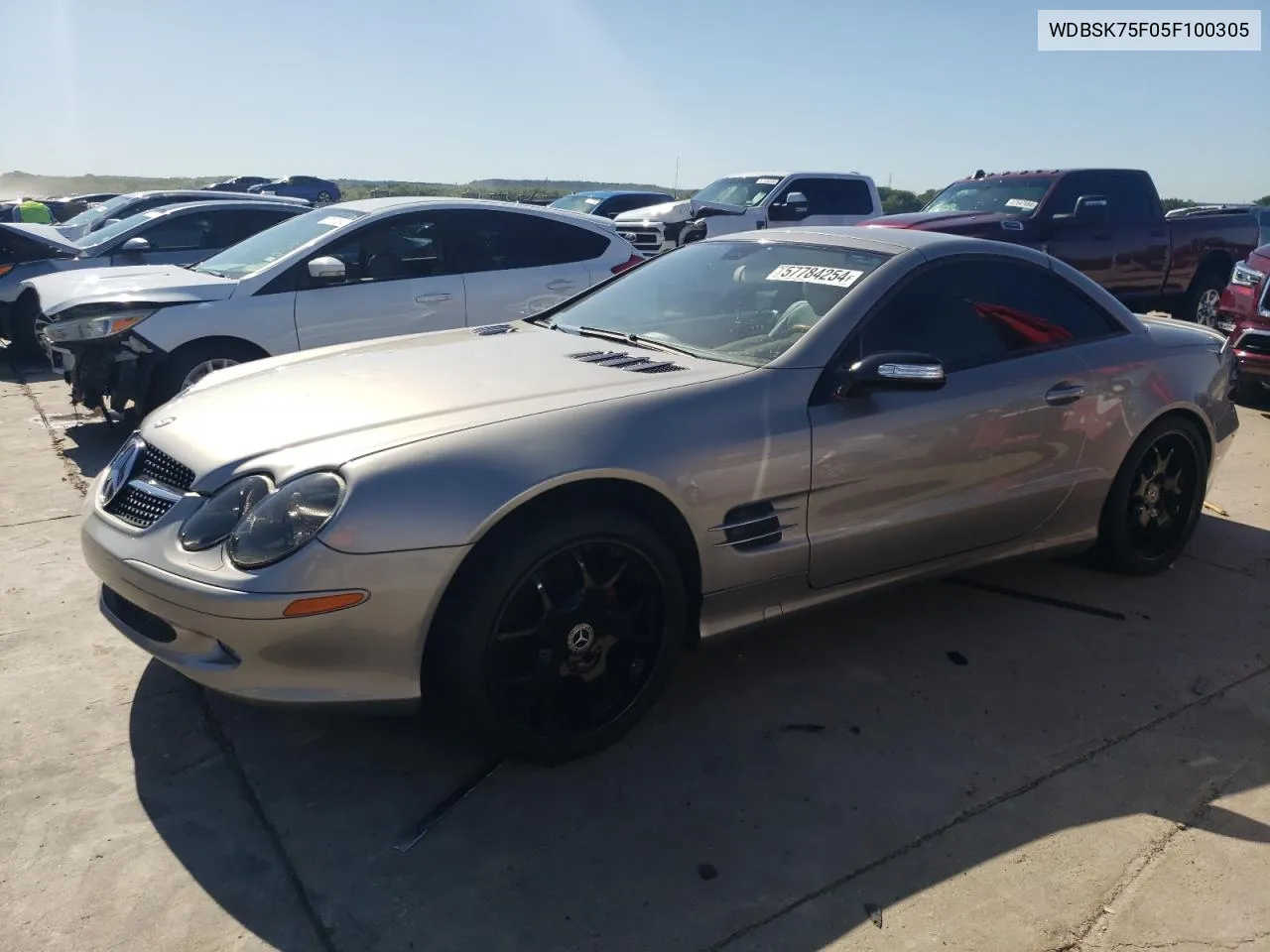 2005 Mercedes-Benz Sl 500 VIN: WDBSK75F05F100305 Lot: 57784254