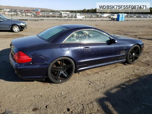 WDBSK75F55F087471 2005 Mercedes-Benz Sl 500