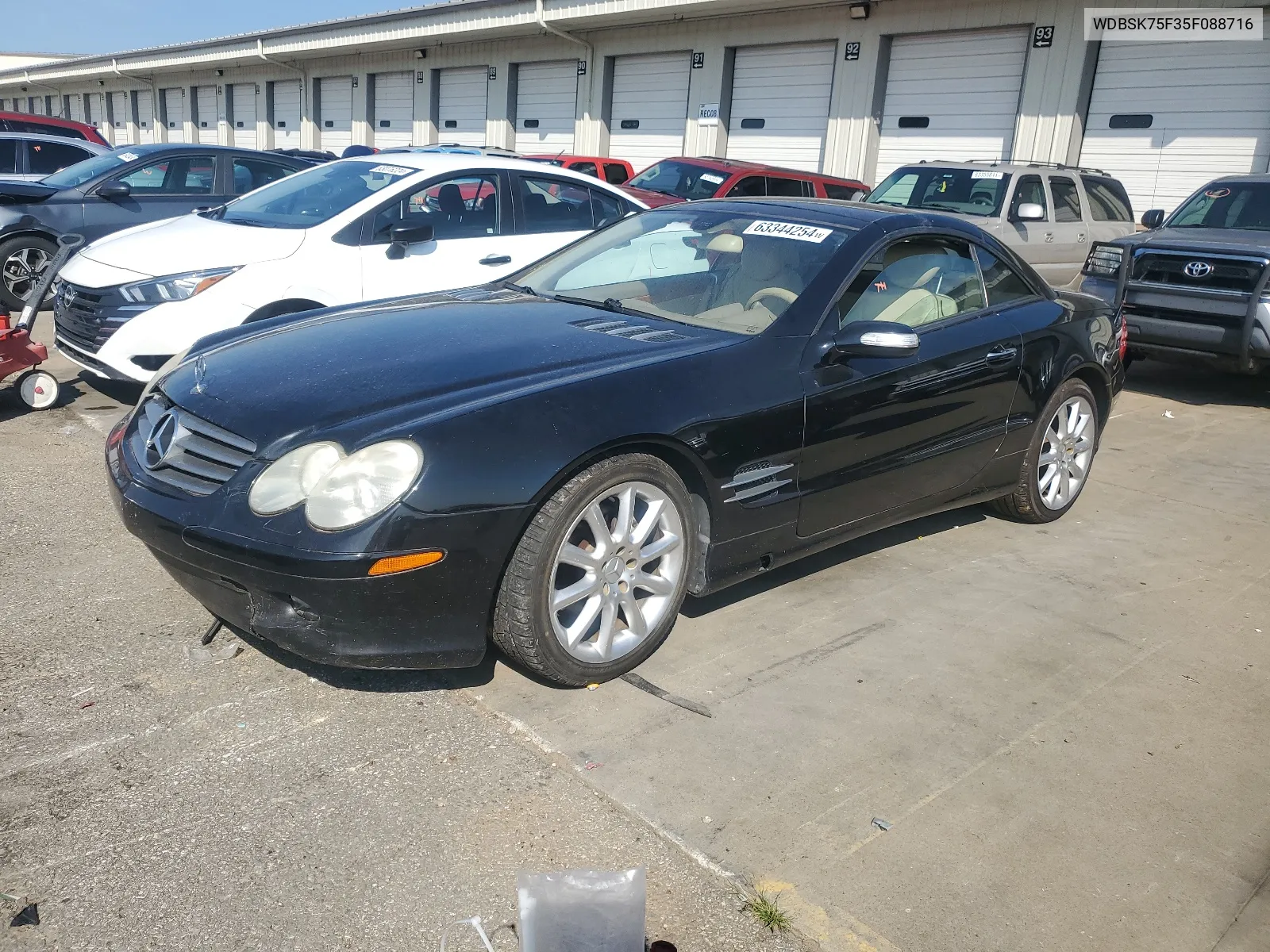 2005 Mercedes-Benz Sl 500 VIN: WDBSK75F35F088716 Lot: 63344254