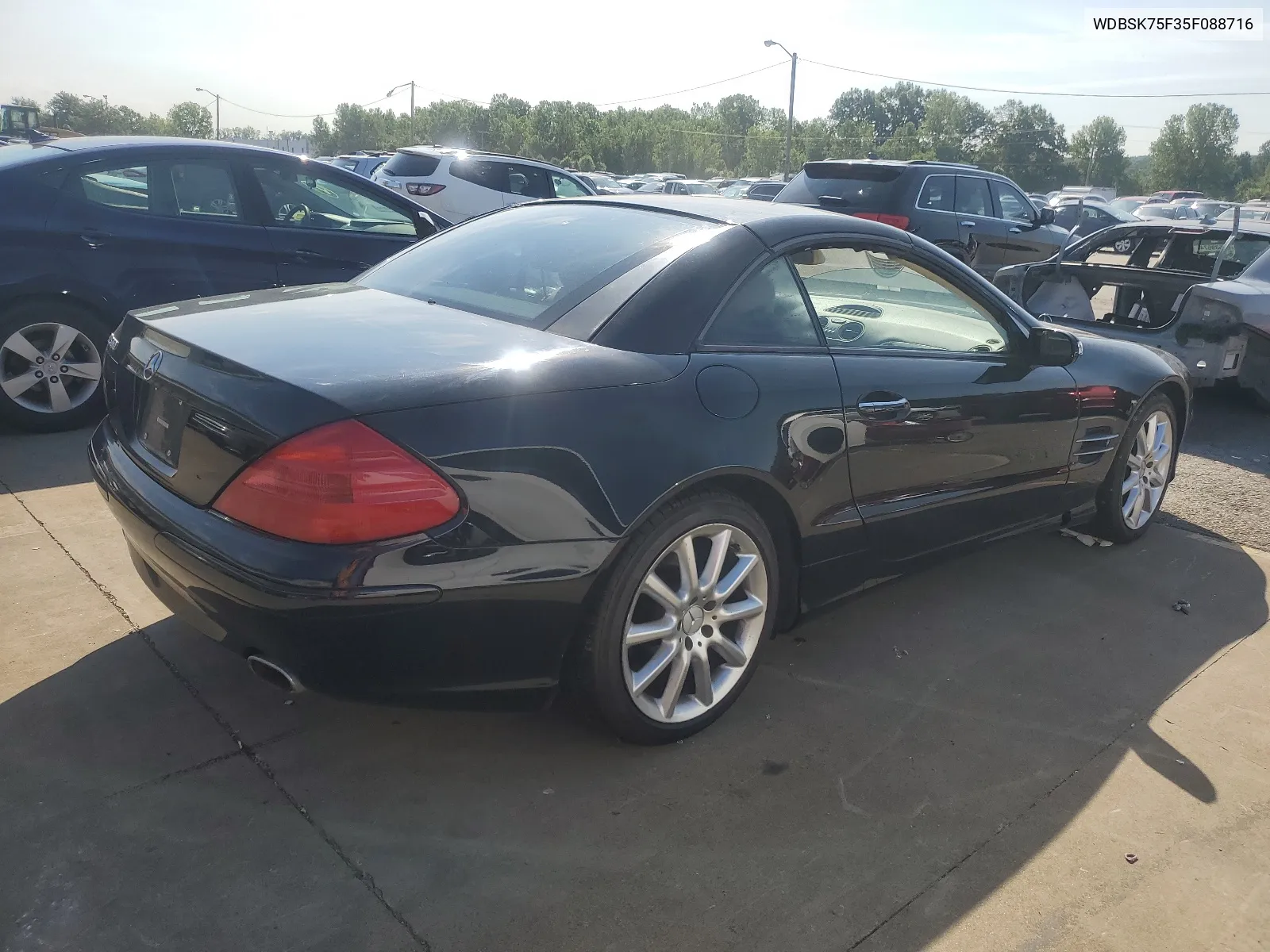 2005 Mercedes-Benz Sl 500 VIN: WDBSK75F35F088716 Lot: 63344254