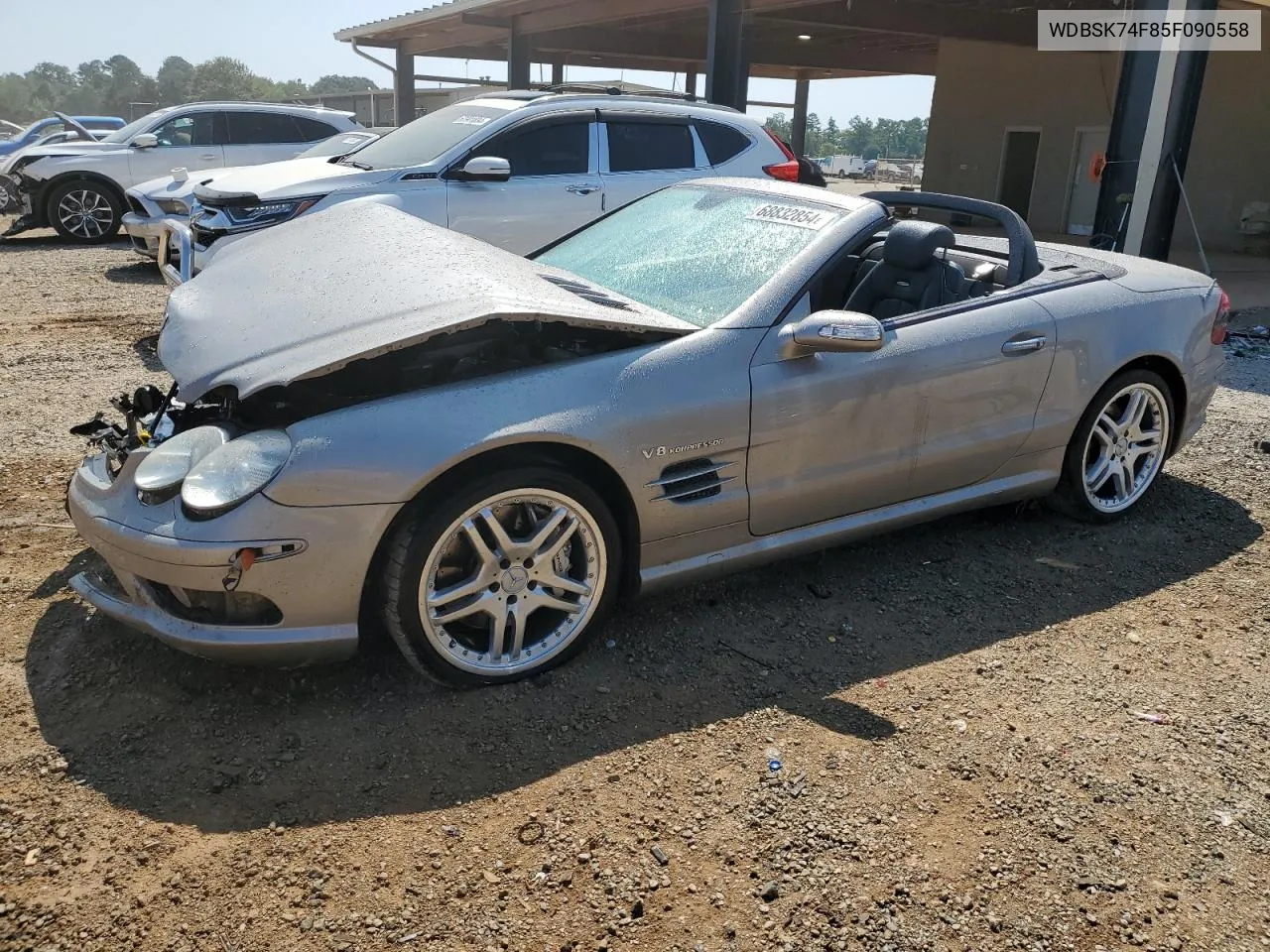 2005 Mercedes-Benz Sl 55 Amg VIN: WDBSK74F85F090558 Lot: 68832854