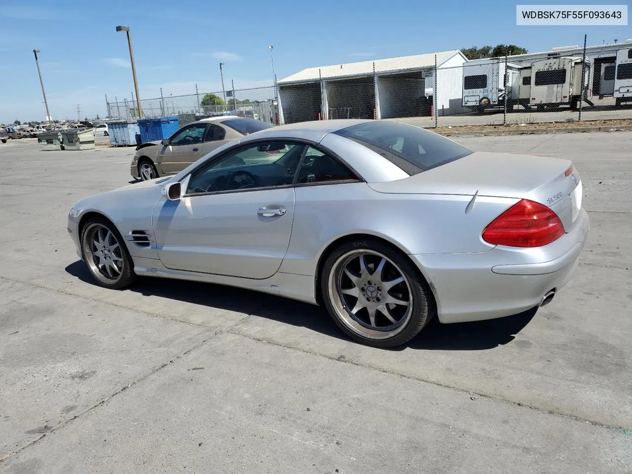 2005 Mercedes-Benz Sl 500 VIN: WDBSK75F55F093643 Lot: 69458274