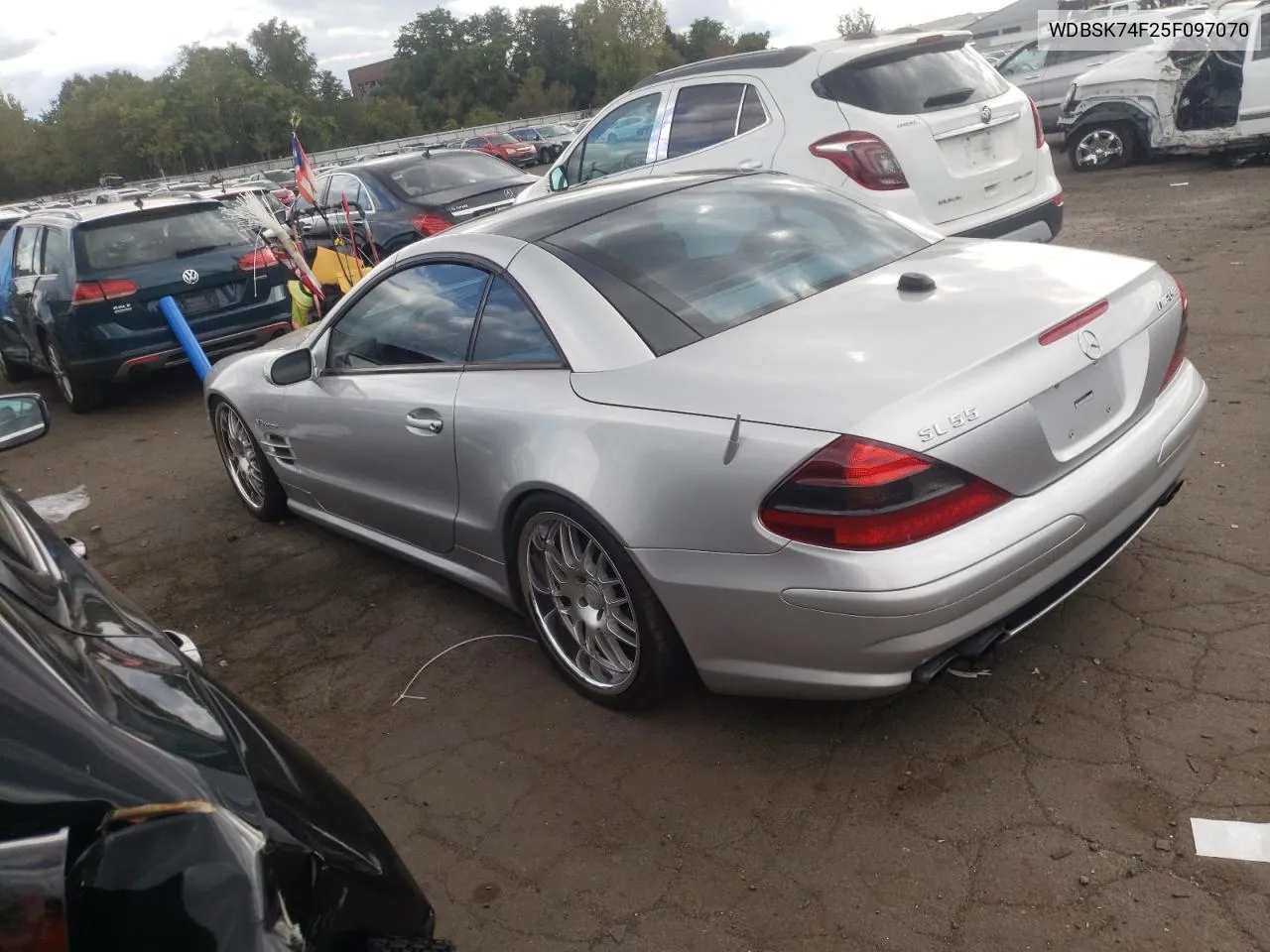 2005 Mercedes-Benz Sl 55 Amg VIN: WDBSK74F25F097070 Lot: 71424704