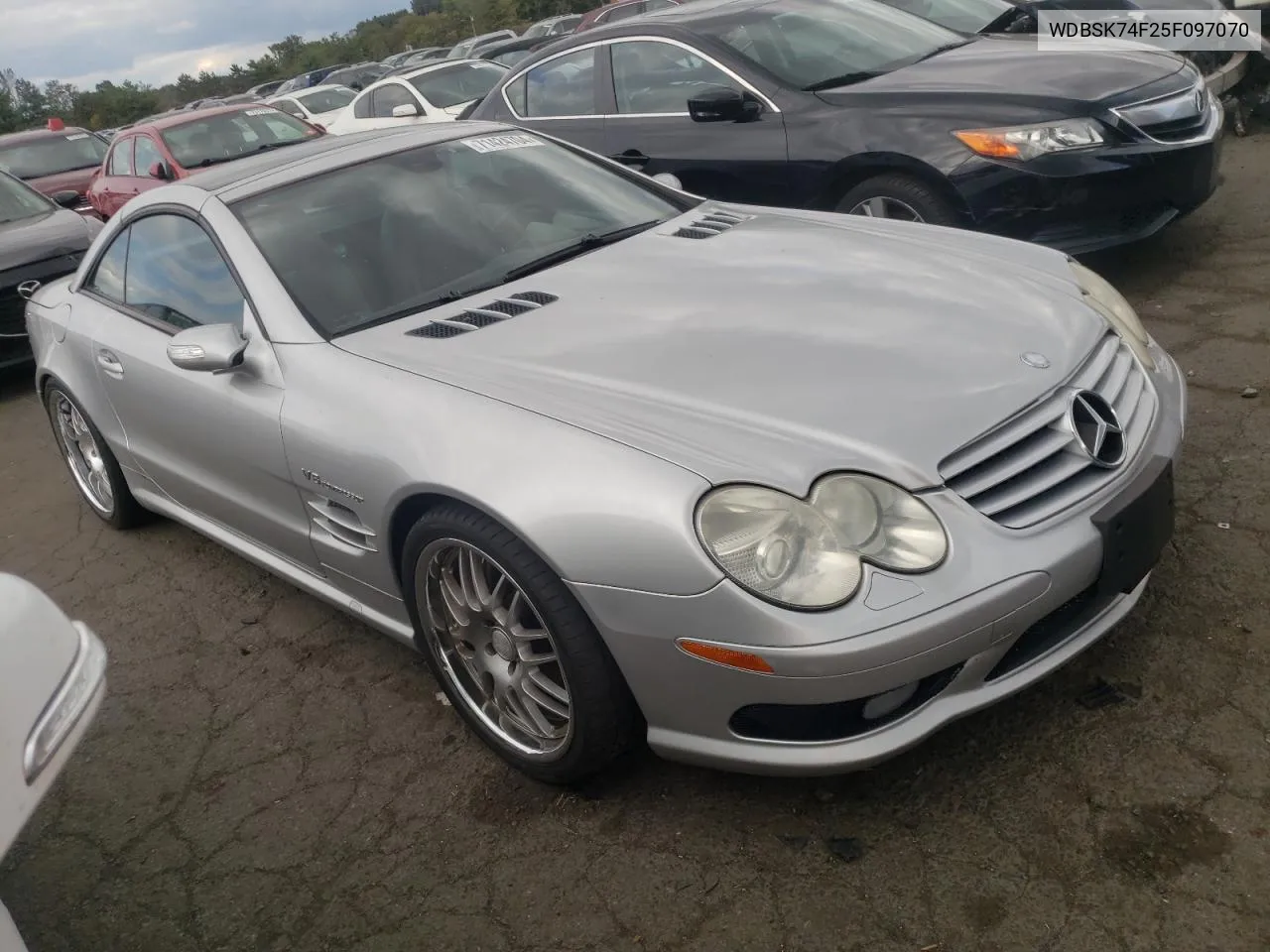 2005 Mercedes-Benz Sl 55 Amg VIN: WDBSK74F25F097070 Lot: 71424704