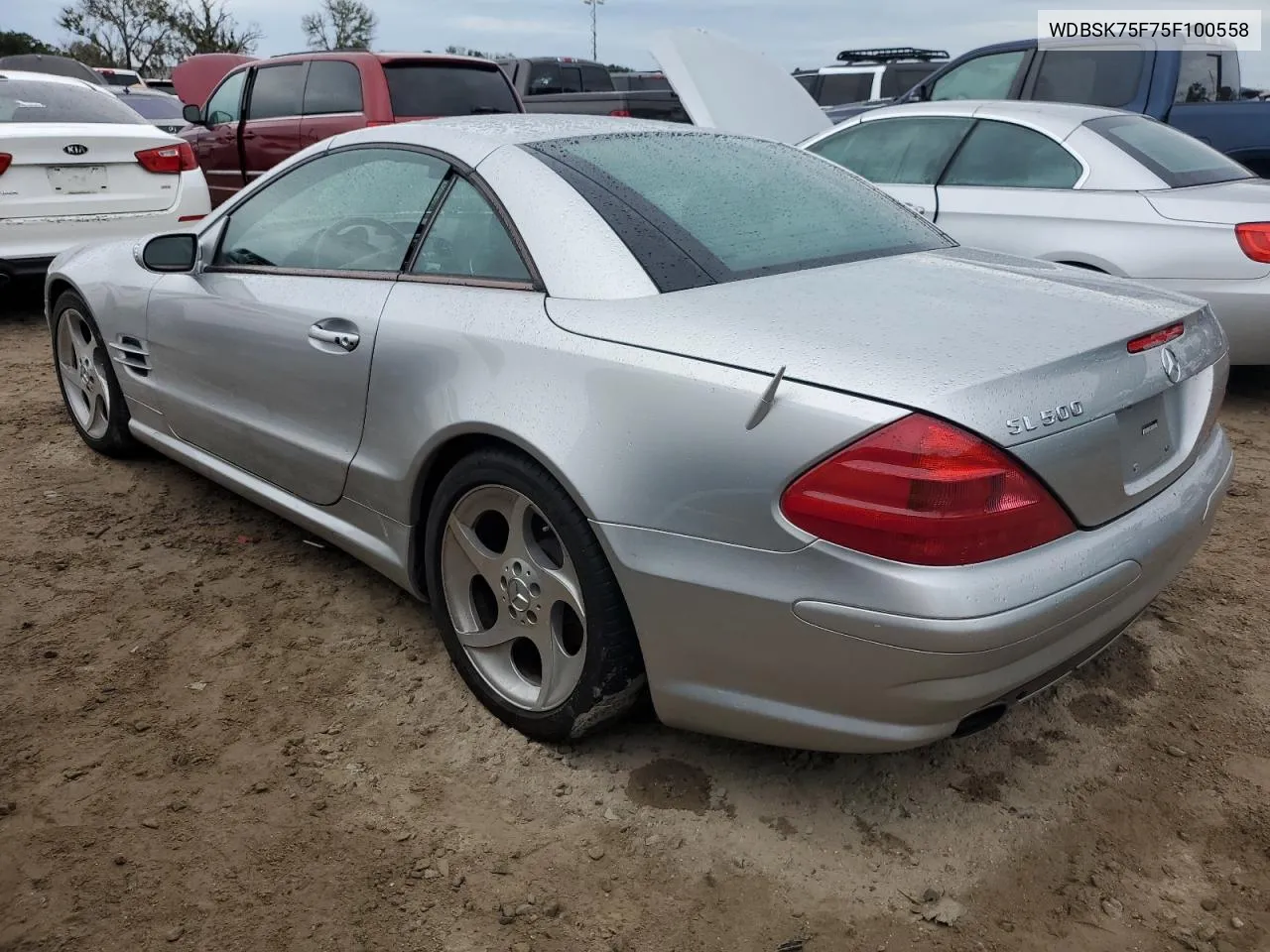 2005 Mercedes-Benz Sl 500 VIN: WDBSK75F75F100558 Lot: 74433424