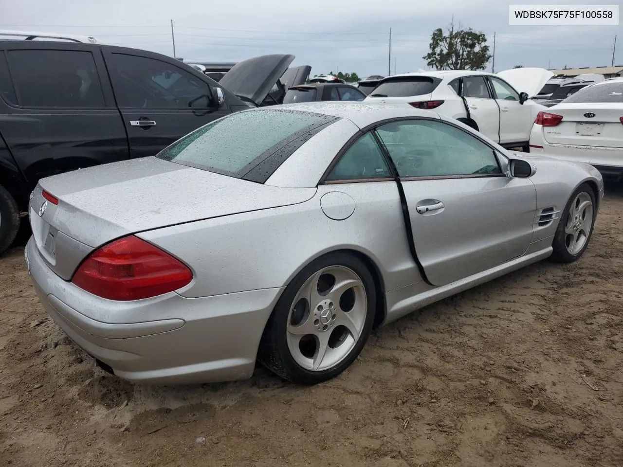 2005 Mercedes-Benz Sl 500 VIN: WDBSK75F75F100558 Lot: 74433424