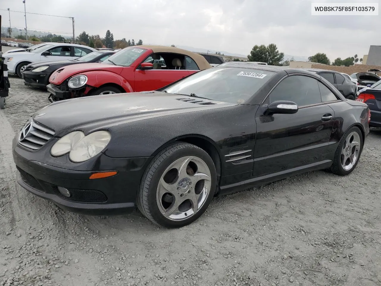 2005 Mercedes-Benz Sl 500 VIN: WDBSK75F85F103579 Lot: 76561284