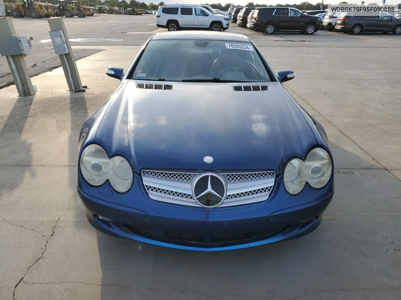 2005 Mercedes-Benz Sl 500 VIN: WDBSK75F95F090888 Lot: 78205234