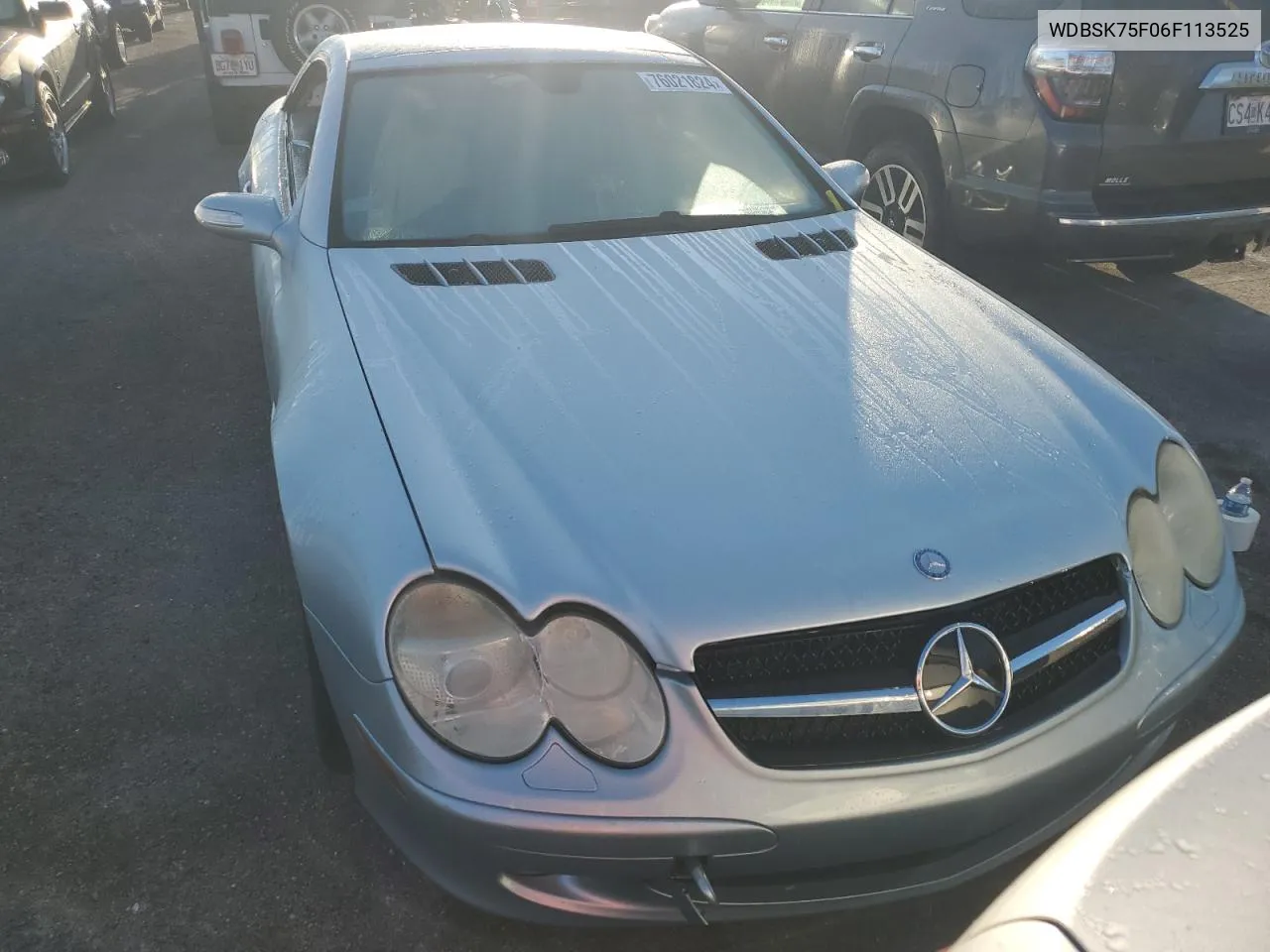 2006 Mercedes-Benz Sl 500 VIN: WDBSK75F06F113525 Lot: 76021824