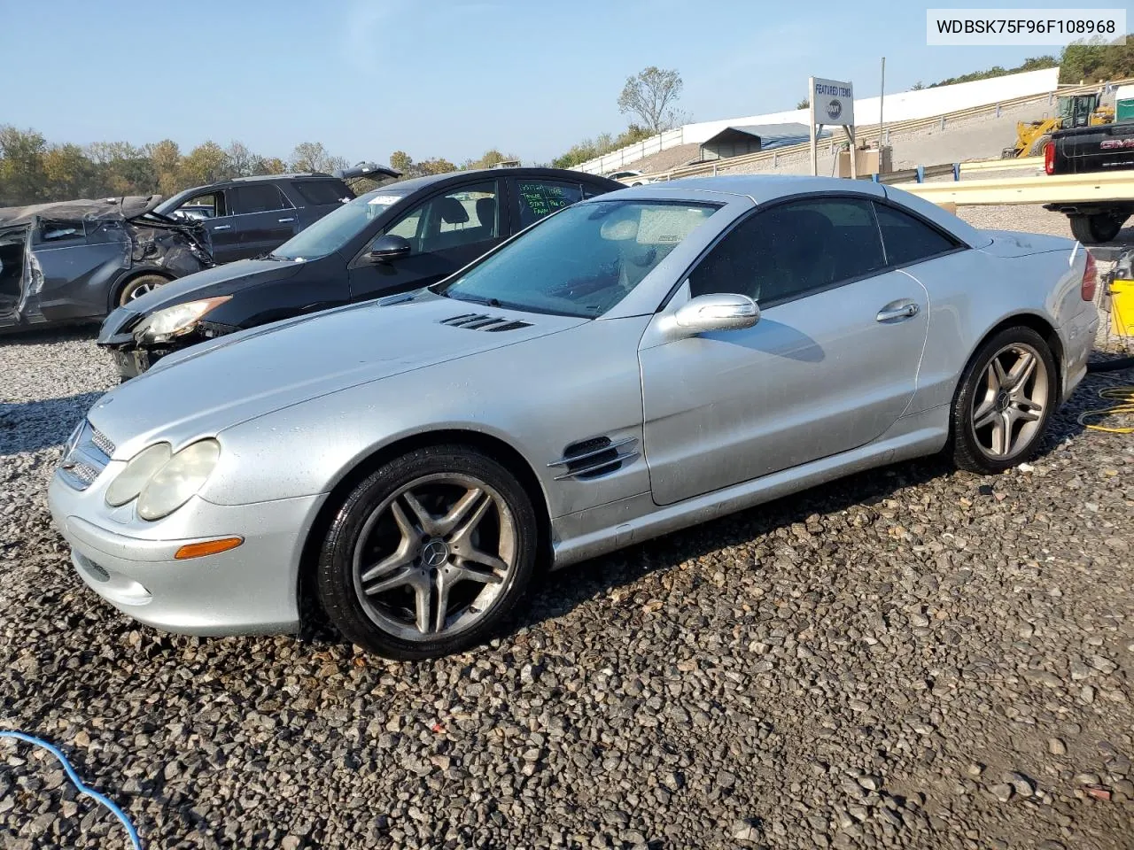 2006 Mercedes-Benz Sl 500 VIN: WDBSK75F96F108968 Lot: 78053664