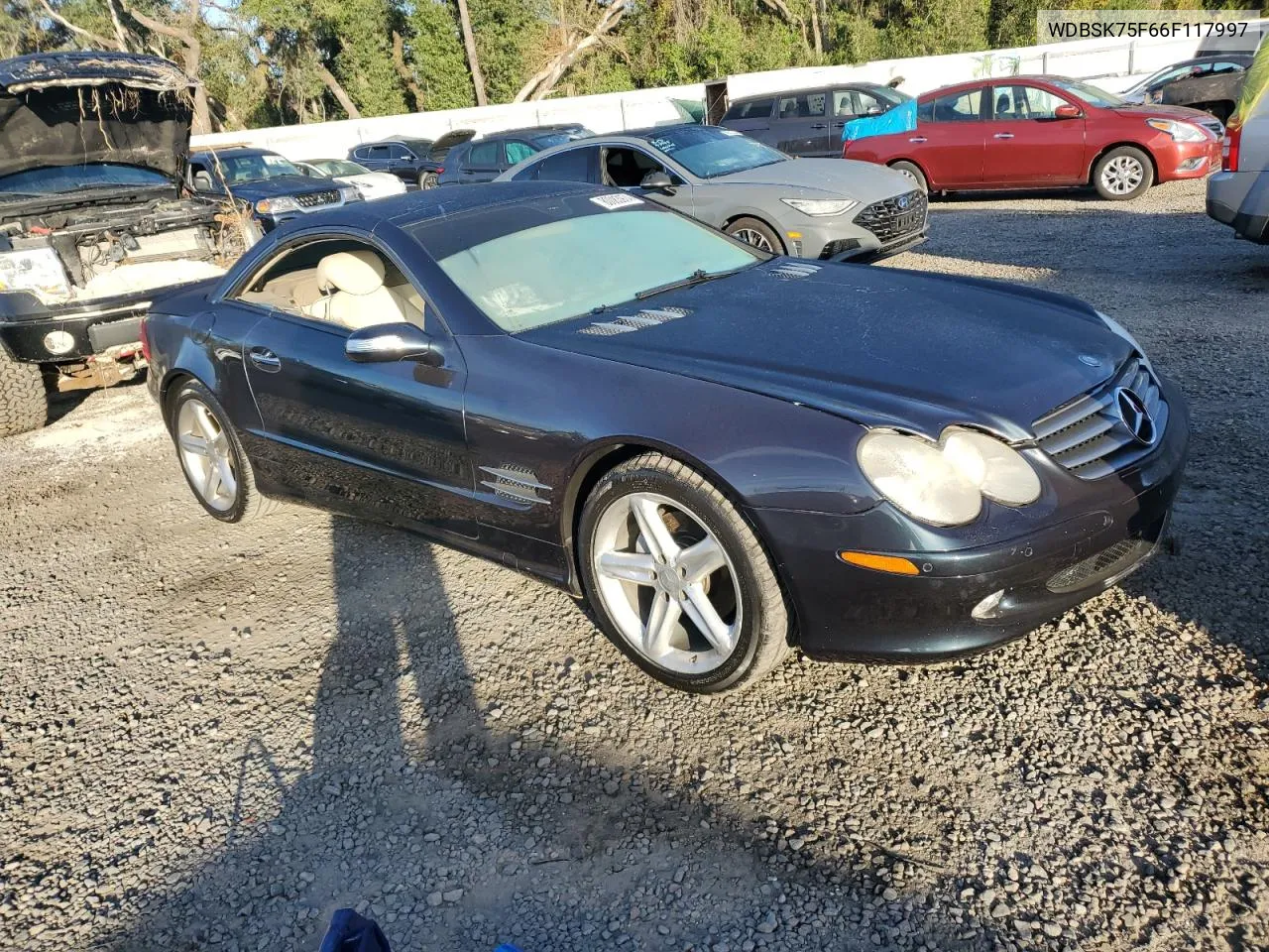 2006 Mercedes-Benz Sl 500 VIN: WDBSK75F66F117997 Lot: 80083974