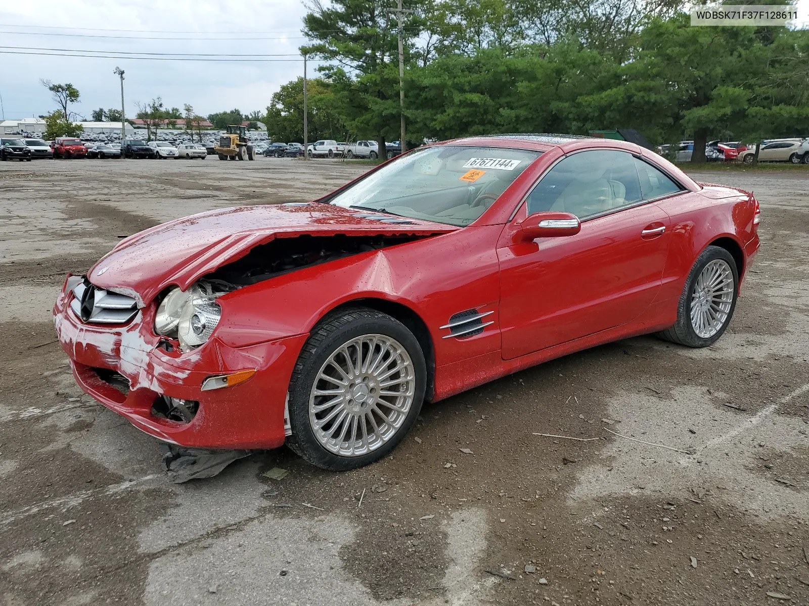 2007 Mercedes-Benz Sl 550 VIN: WDBSK71F37F128611 Lot: 67671144