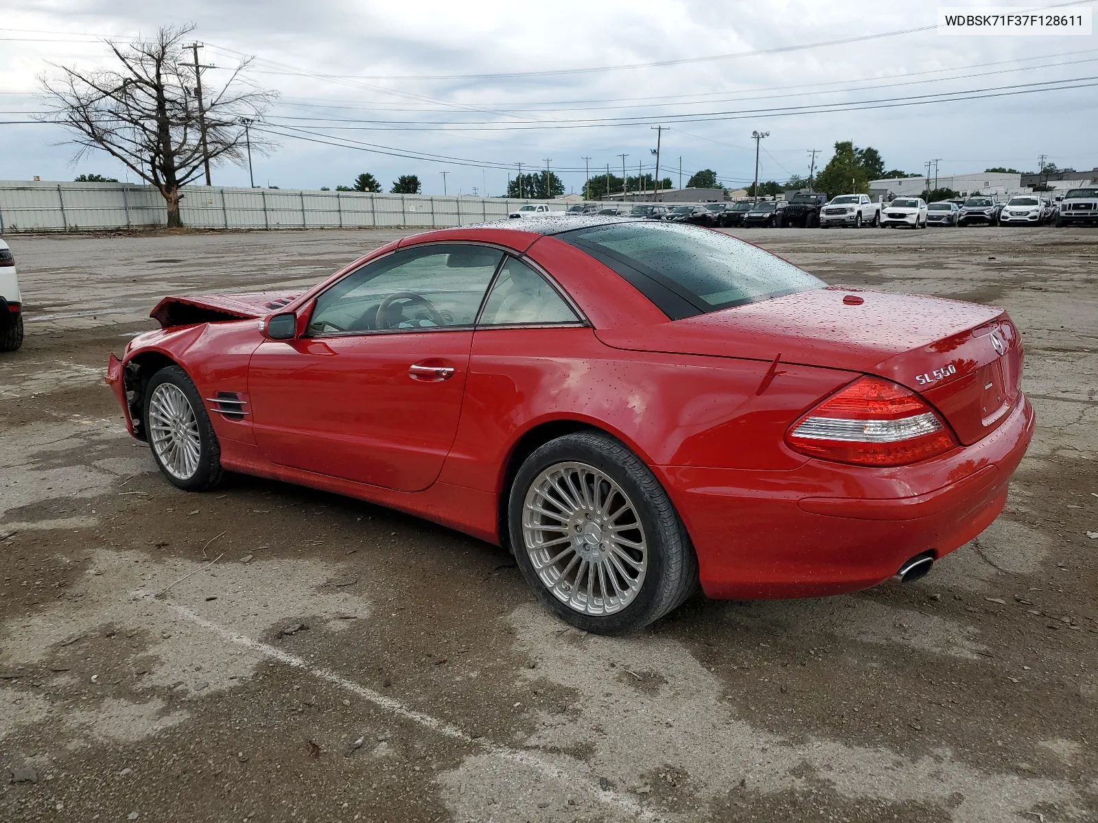 2007 Mercedes-Benz Sl 550 VIN: WDBSK71F37F128611 Lot: 67671144