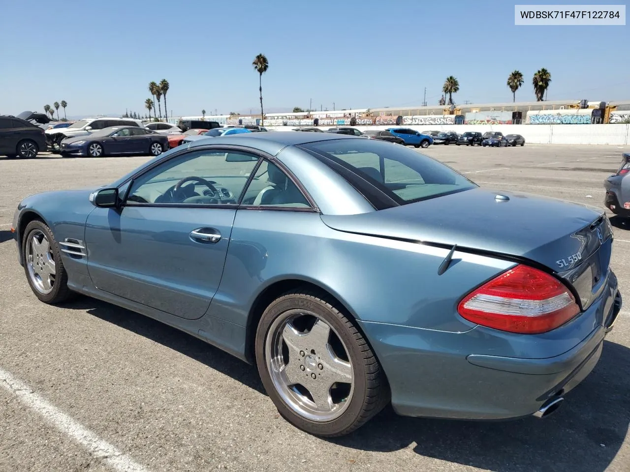 2007 Mercedes-Benz Sl 550 VIN: WDBSK71F47F122784 Lot: 69293934