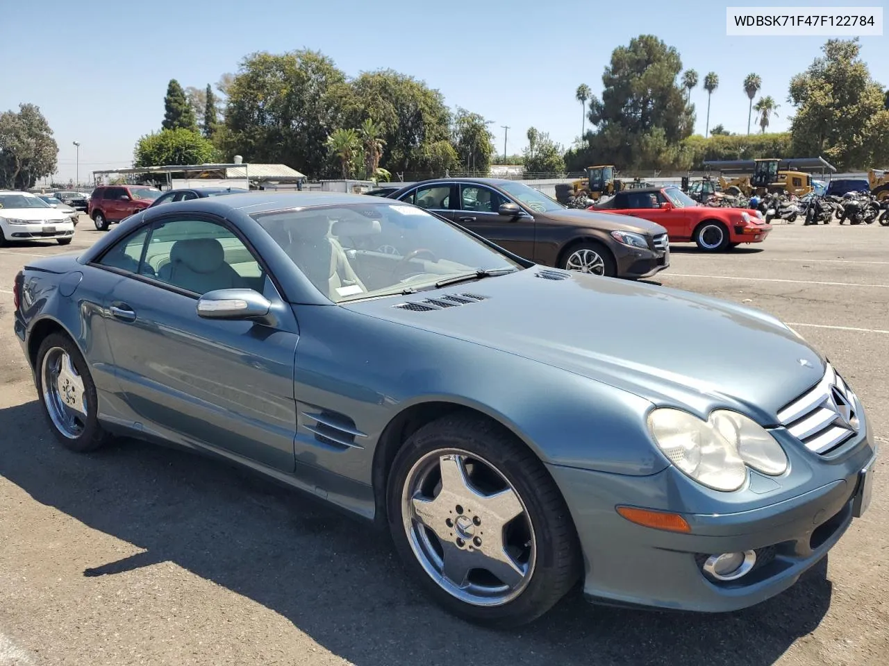 2007 Mercedes-Benz Sl 550 VIN: WDBSK71F47F122784 Lot: 69293934