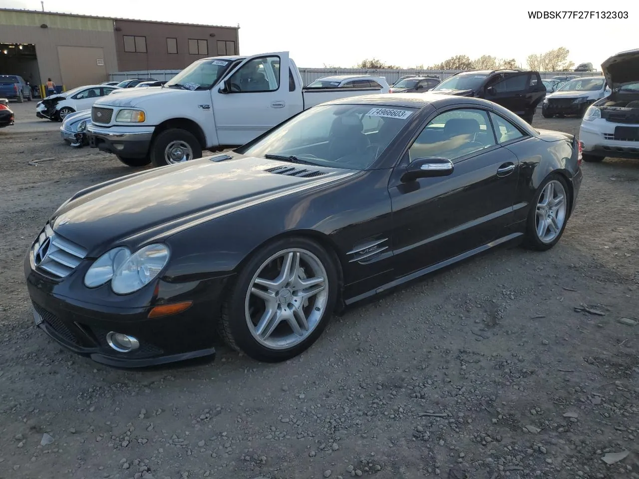 2007 Mercedes-Benz Sl 600 VIN: WDBSK77F27F132303 Lot: 71908514