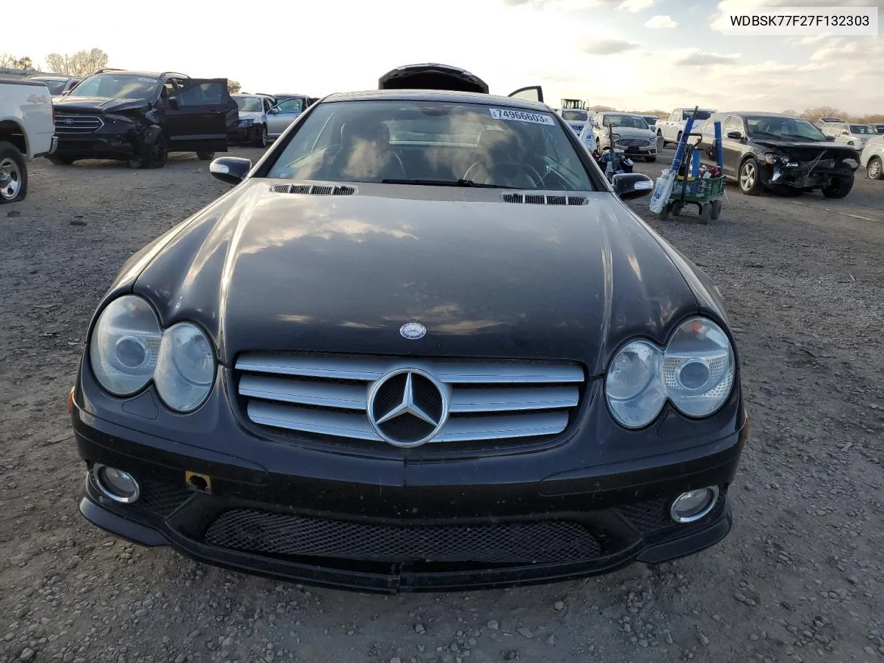 2007 Mercedes-Benz Sl 600 VIN: WDBSK77F27F132303 Lot: 71908514