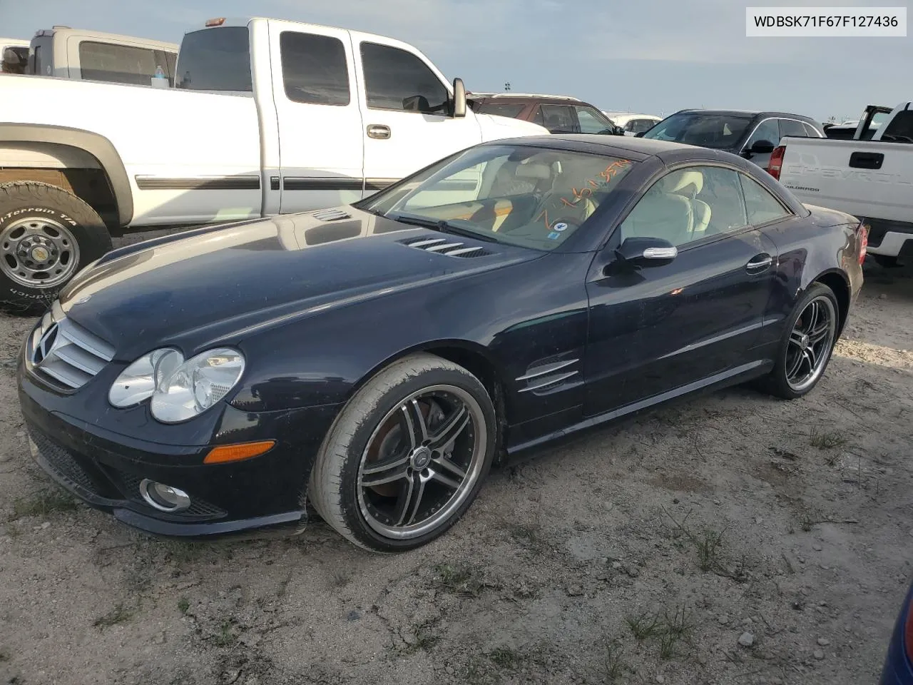 2007 Mercedes-Benz Sl 550 VIN: WDBSK71F67F127436 Lot: 74613574