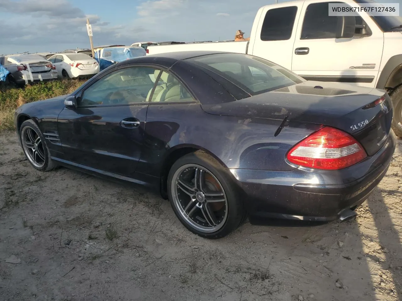 2007 Mercedes-Benz Sl 550 VIN: WDBSK71F67F127436 Lot: 74613574