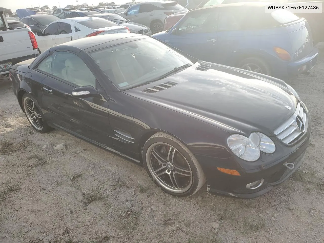 2007 Mercedes-Benz Sl 550 VIN: WDBSK71F67F127436 Lot: 74613574