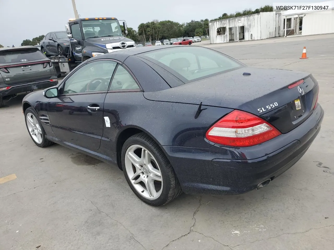 2007 Mercedes-Benz Sl 550 VIN: WDBSK71F27F130947 Lot: 75532124