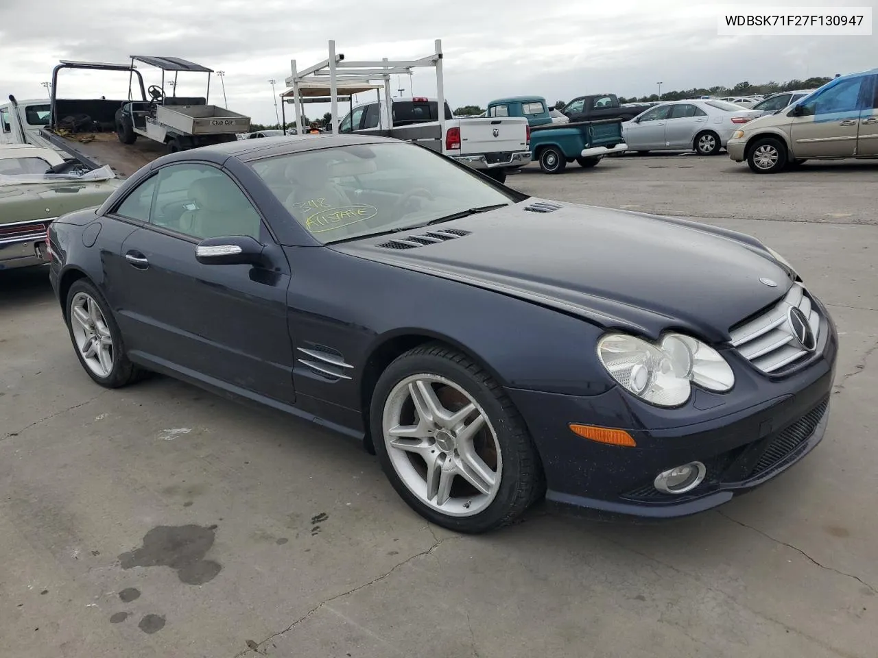 2007 Mercedes-Benz Sl 550 VIN: WDBSK71F27F130947 Lot: 75532124