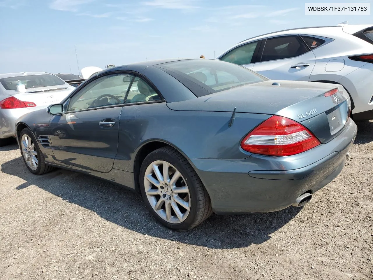 2007 Mercedes-Benz Sl 550 VIN: WDBSK71F37F131783 Lot: 76244074