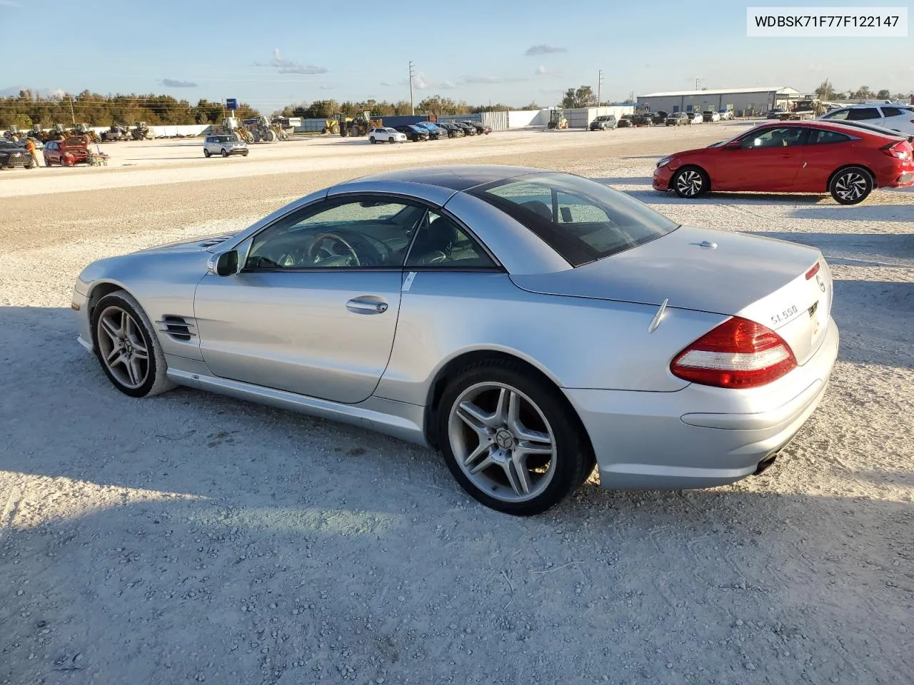 2007 Mercedes-Benz Sl 550 VIN: WDBSK71F77F122147 Lot: 77867144