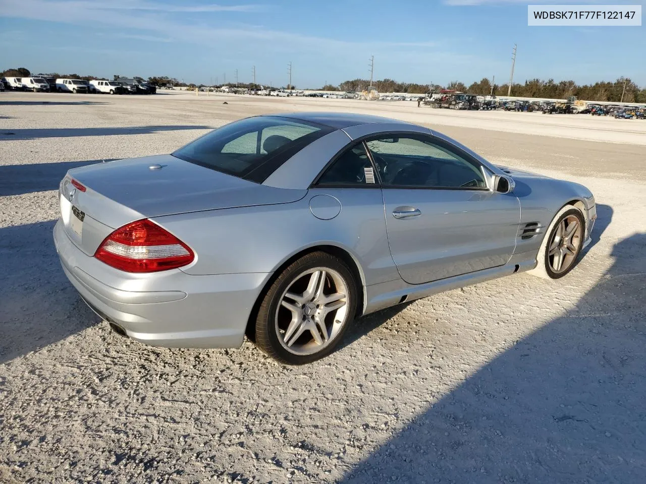 2007 Mercedes-Benz Sl 550 VIN: WDBSK71F77F122147 Lot: 77867144