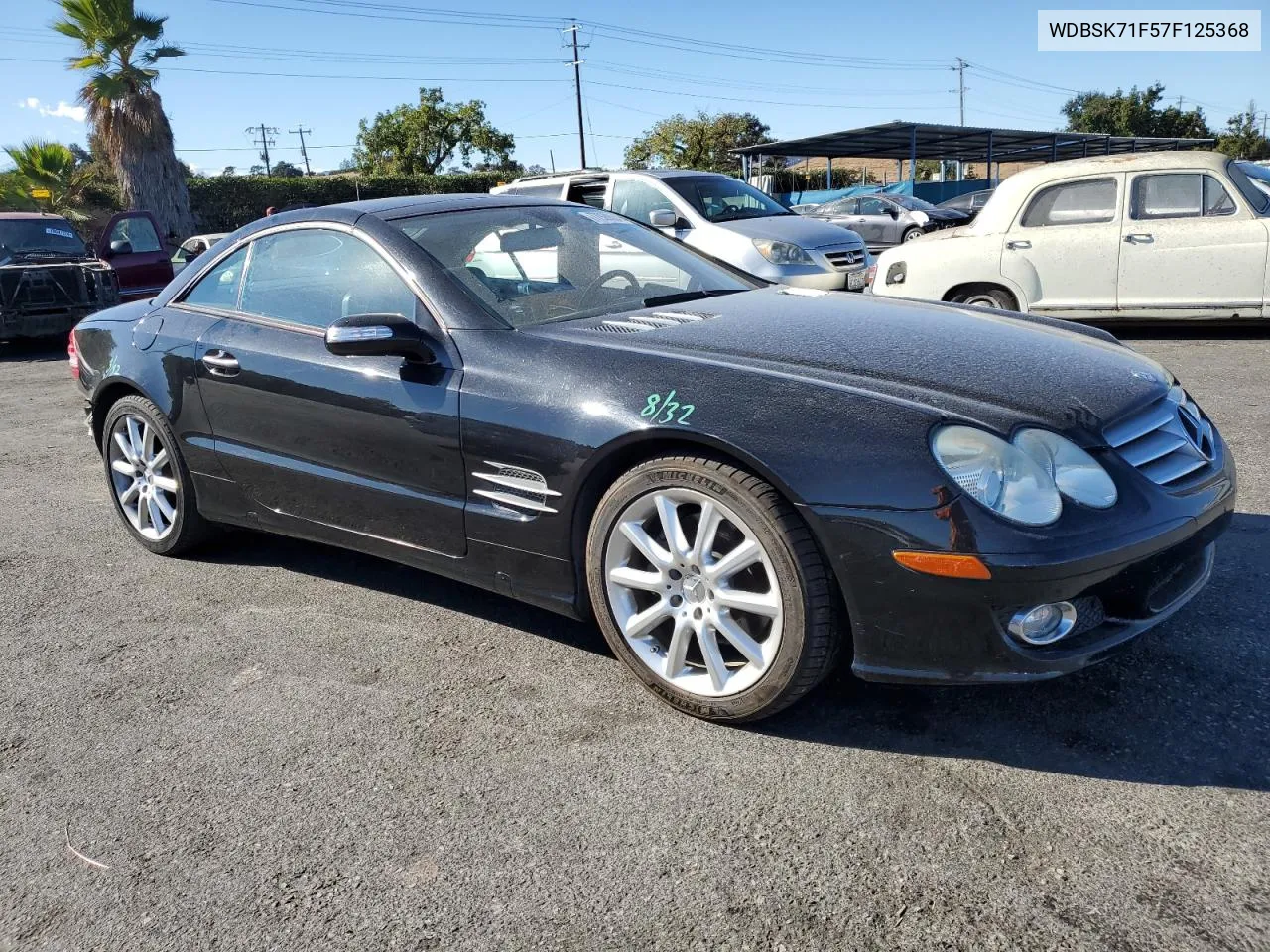 2007 Mercedes-Benz Sl 550 VIN: WDBSK71F57F125368 Lot: 77926024