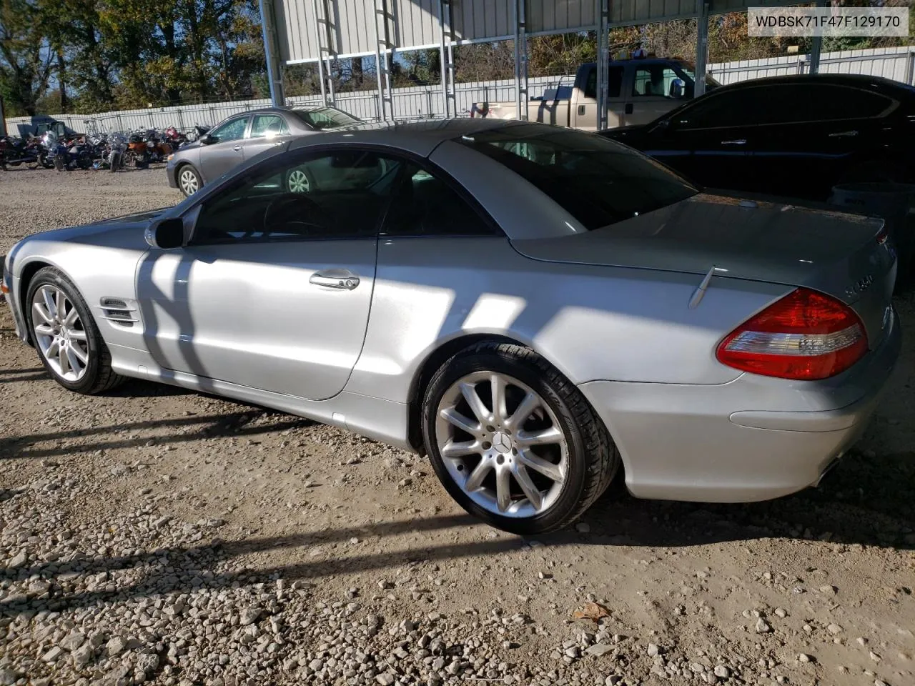 2007 Mercedes-Benz Sl 550 VIN: WDBSK71F47F129170 Lot: 79070024