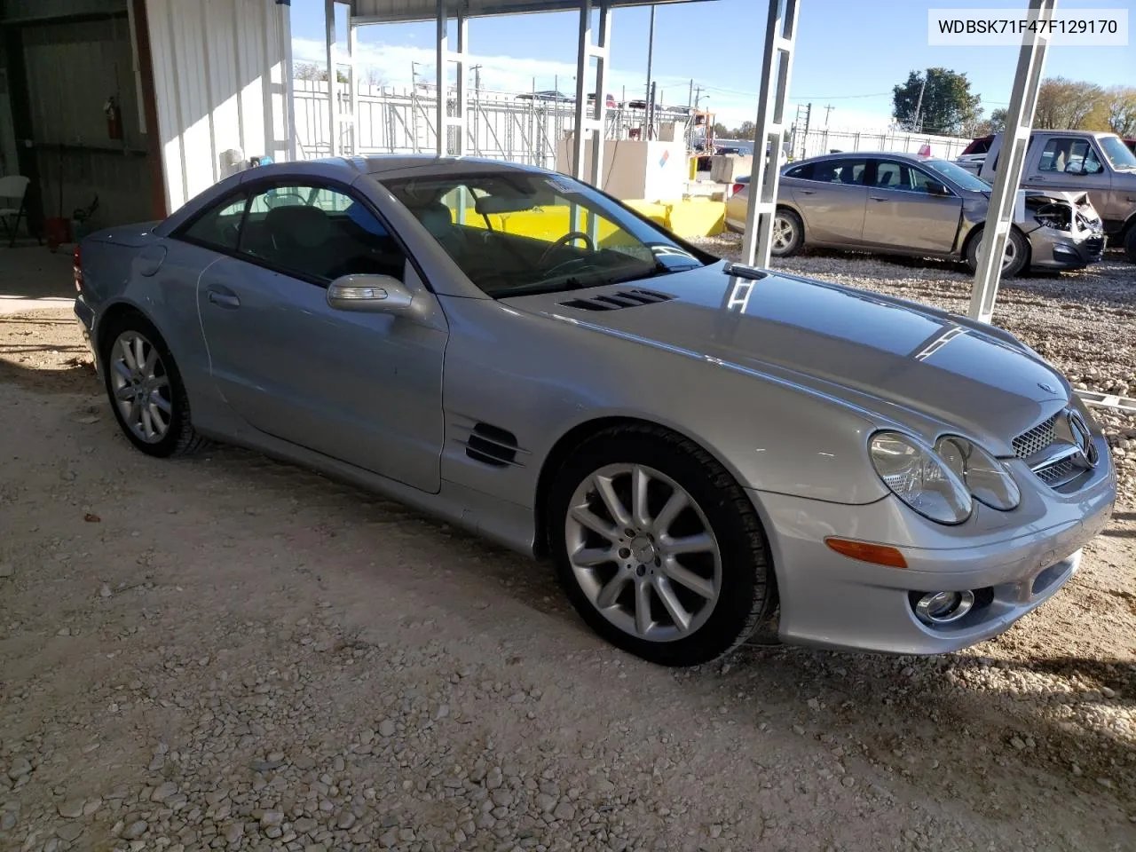 2007 Mercedes-Benz Sl 550 VIN: WDBSK71F47F129170 Lot: 79070024