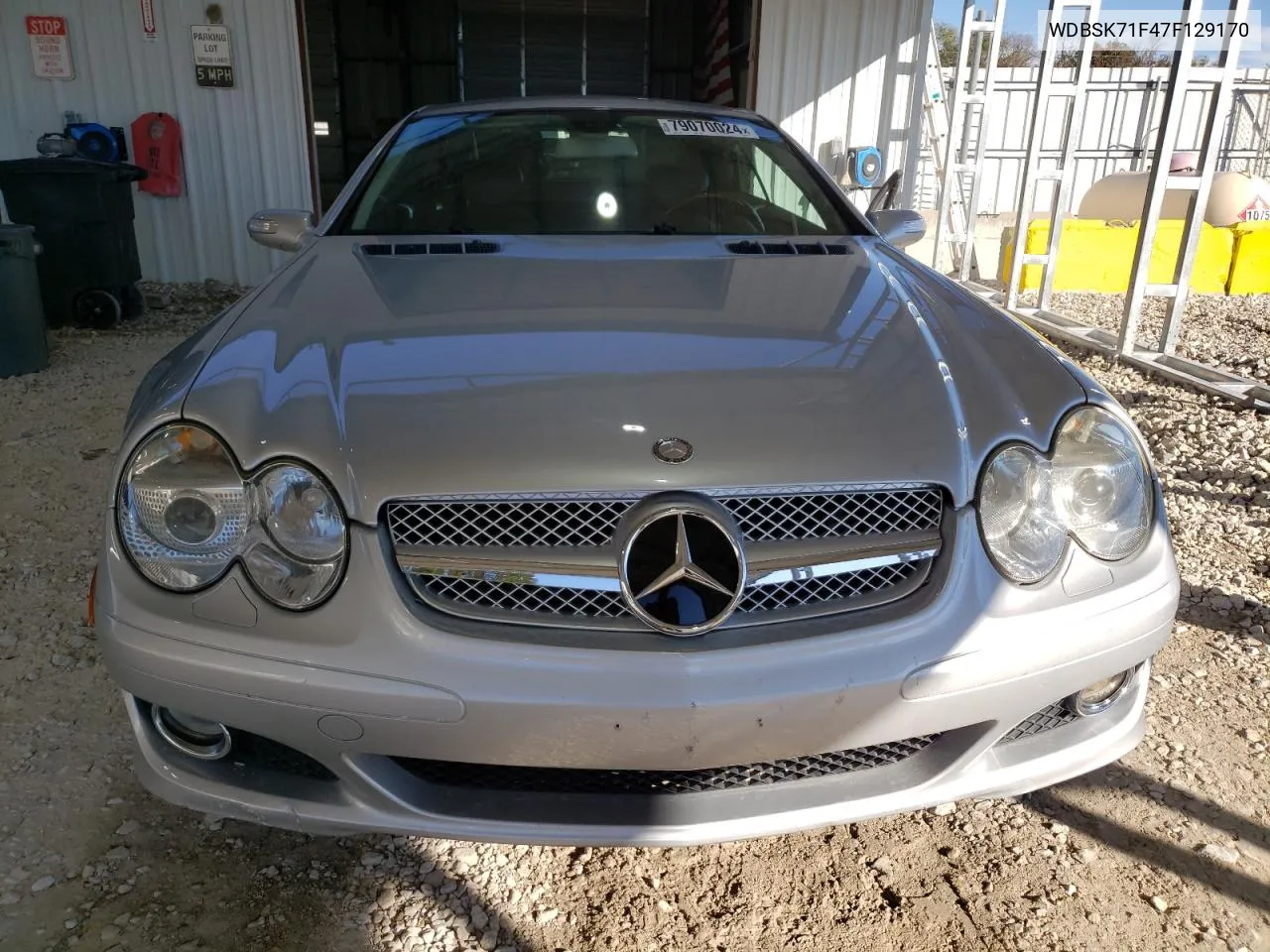 2007 Mercedes-Benz Sl 550 VIN: WDBSK71F47F129170 Lot: 79070024