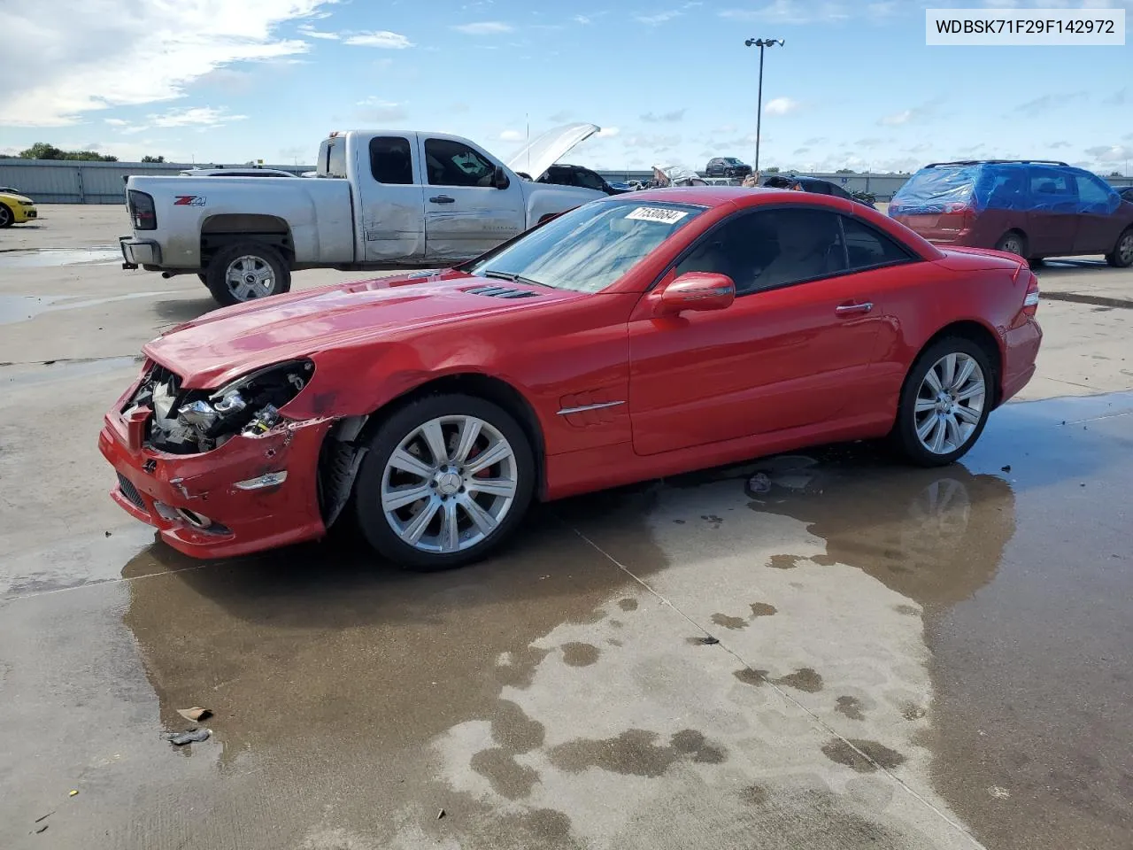 2009 Mercedes-Benz Sl 550 VIN: WDBSK71F29F142972 Lot: 71530684