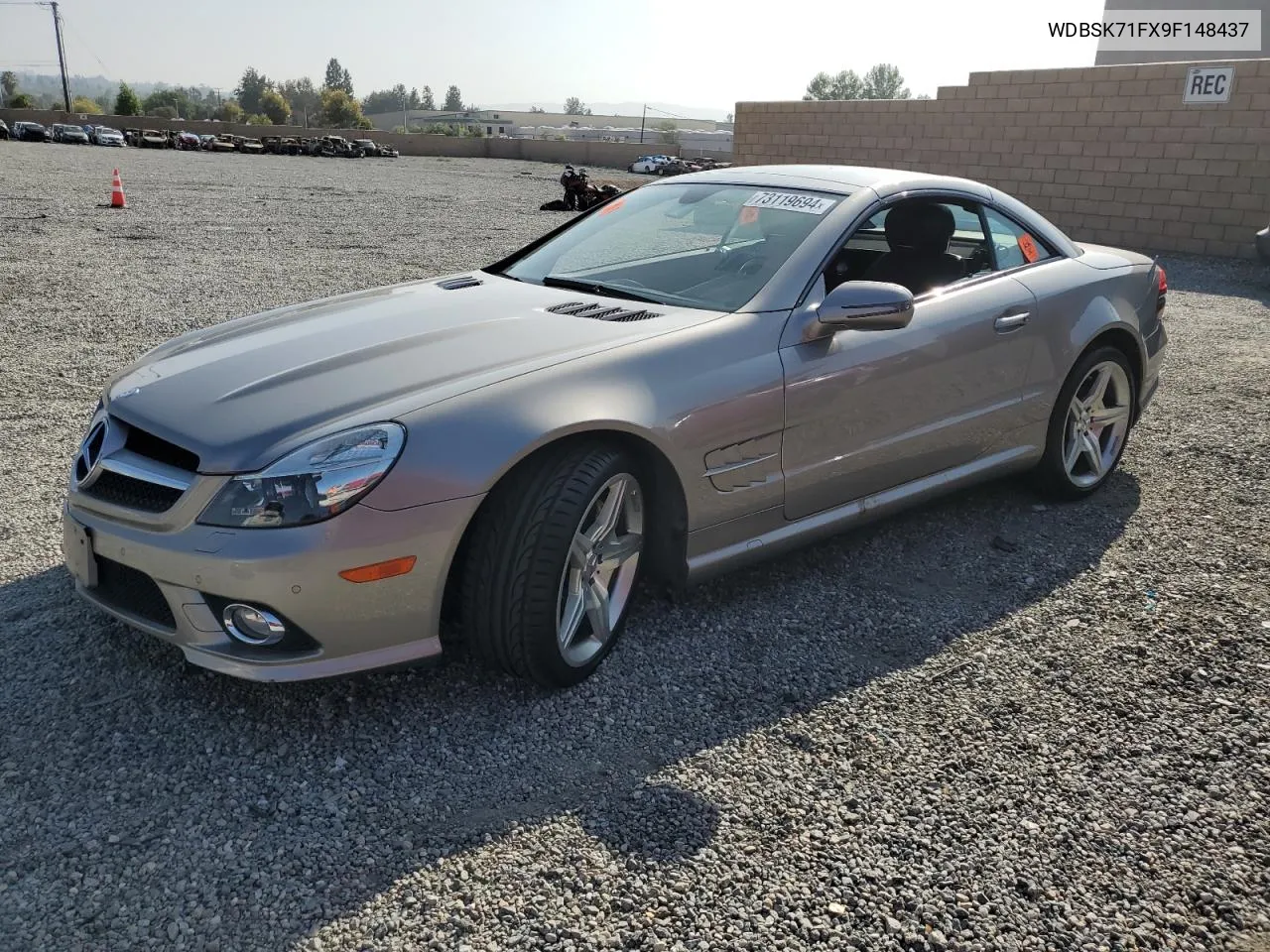 2009 Mercedes-Benz Sl 550 VIN: WDBSK71FX9F148437 Lot: 73119694