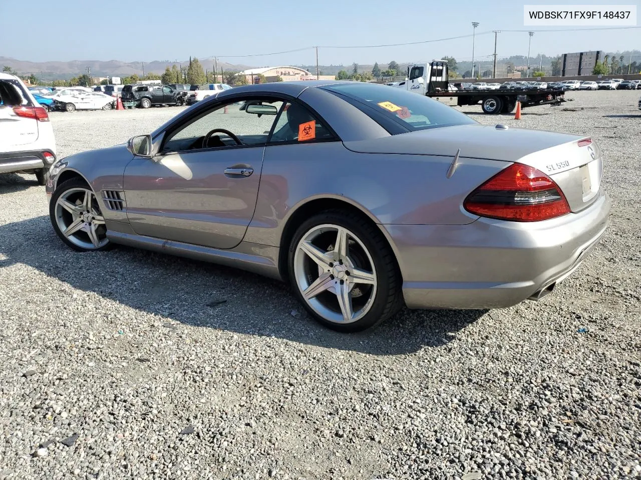 2009 Mercedes-Benz Sl 550 VIN: WDBSK71FX9F148437 Lot: 73119694