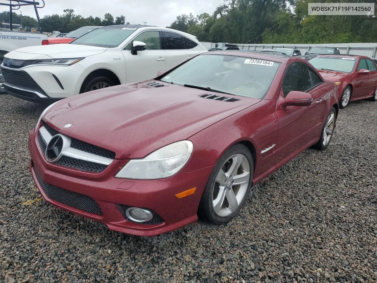 2009 Mercedes-Benz Sl 550 VIN: WDBSK71F19F142560 Lot: 73764164