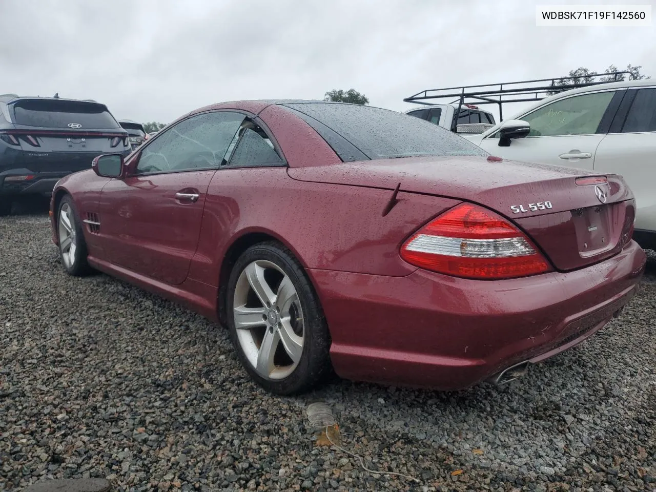 2009 Mercedes-Benz Sl 550 VIN: WDBSK71F19F142560 Lot: 73764164